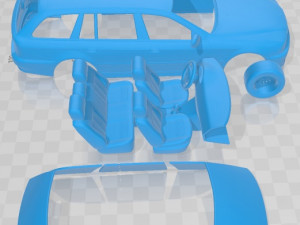 5 Series Touring 1999 Printable Car Modelo de Impressão 3D
