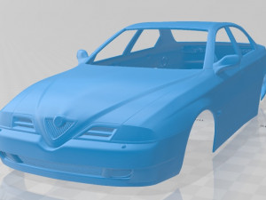 Alfa Romeo 166 1998 Printable Body Car 3D Print Model