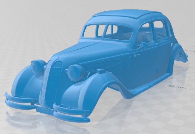326 1941 Printable Body Car 3D-Druckmodell .c4d .max .obj .3ds .fbx .stl .blend 