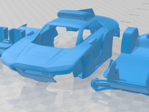 Audi RS Q e-tron Dakar Rally 2022 Printable Car 3D Print Model