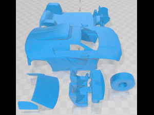 Audi RS Q e-tron Dakar Rally 2022 Printable Car 3D Print Model