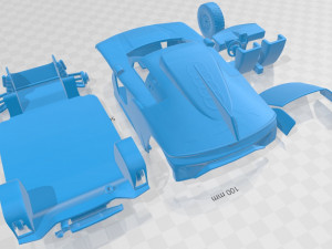 Audi RS Q e-tron Dakar Rally 2022 Printable Car 3D Baskı Modeli
