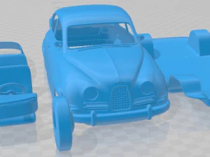 Saab 96 1960 Printable Car 3D Print Model