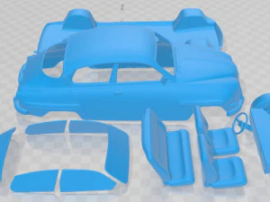 Saab 96 1960 Printable Car 3D Print Model