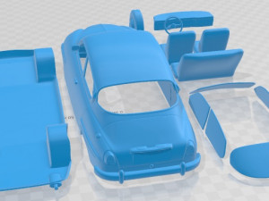 Saab 96 1960 Printable Car 3D 打印模型