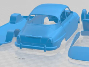 Saab 96 1960 Printable Car 3D Print Model