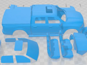 Dodge Ram 1500 2019 Printable Car 3D Print Model