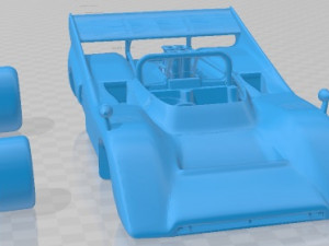 McLaren M8D 1970 Printable Car 3D Print Model