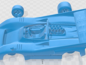 McLaren M8D 1970 Printable Car 3D Print Model