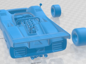 McLaren M8D 1970 Printable Car 3D Print Model