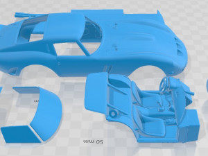 Ferrari F250 GTO 1962 Printable Car 3D Print Model