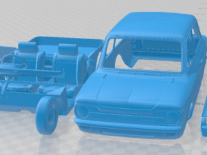 Hillman IMP 1963 Printable Car 3D Print Model
