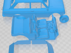 Hillman IMP 1963 Printable Car 3D 프린트 모델