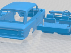 Hillman IMP 1963 Printable Car 3D 프린트 모델