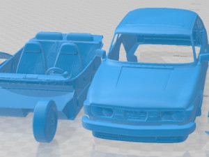 Saab 99 Turbo 1978 Printable Car 3D Print Model