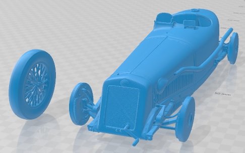 Delage 15 S8 1927 Printable Car 3D Принт Модель .c4d .max .obj .3ds .fbx .stl .blend 