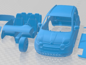 Fiat Panda Cross 2021 Printable Car 3D Print Model