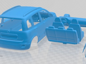 Fiat Panda Cross 2021 Printable Car Modèles 3D en vedette