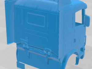Scania 164L 420 Printable Cabin Truck 3D Baskı Modeli