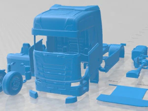 Scania S 730 Highline Tractor Truck 2016 Printable 3D Print Model
