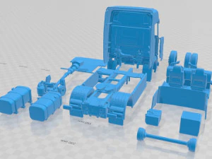 Scania S 730 Highline Tractor Truck 2016 Printable 3D Print Model