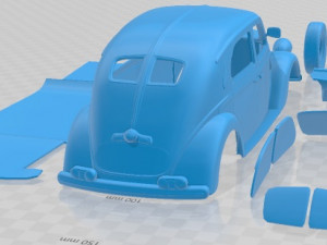 Lancia Ardea 1939 Printable Car Modelo de Impressão 3D