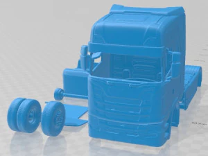 Scania S 730 Highline Tractor Truck 2016 Printable 3D Print Model