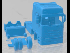 Scania S 730 Highline Tractor Truck 2016 Printable 3D Print Model