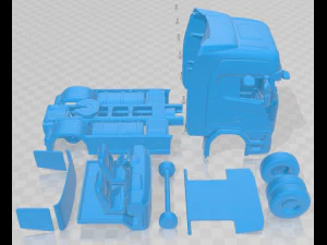 Scania S 730 Highline Tractor Truck 2016 Printable 3D Print Model