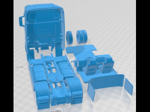 Scania S 730 Highline Tractor Truck 2016 Printable 3D 프린트 모델