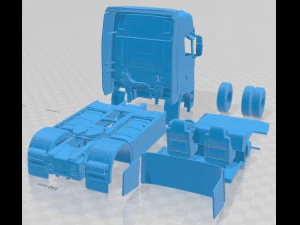 Scania S 730 Highline Tractor Truck 2016 Printable 3D Print Model