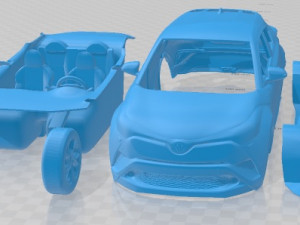 Toyota C HR 2020 Printable Car 3D Print Model