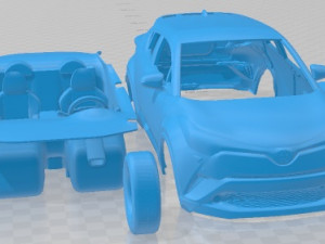 Toyota C HR 2020 Printable Car 3Dプリントモデル