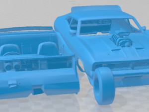 XB Pursuit Printable Car 3D 프린트 모델