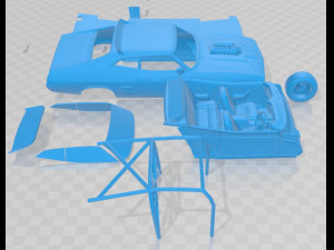 XB Pursuit Printable Car 3D 프린트 모델