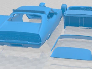 XB Pursuit Printable Car 3D Print Model