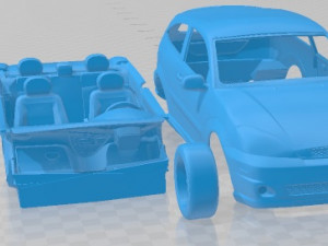 Focus 2003 Printable Car 3Dプリントモデル