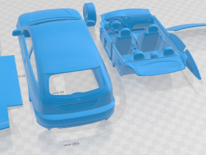 Focus 2003 Printable Car 3Dプリントモデル