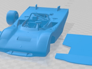 Ferrari 312 PB 1971 Printable Car 3D Print Model
