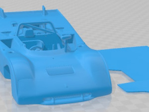 Ferrari 312 PB 1971 Printable Car 3D Print Model