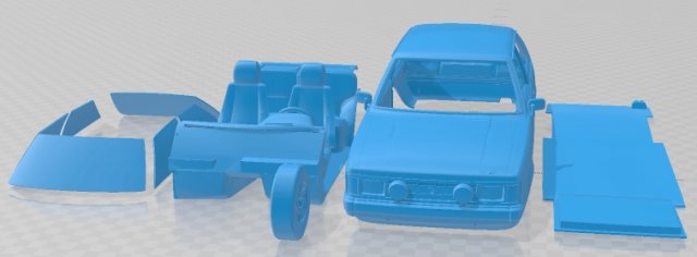 Talbot Sunbeam Lotus 1979 Printable Car 3D 打印模型 .c4d .max .obj .3ds .fbx .stl .blend 