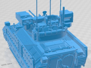 BMP Bradley M2A3 2005 Printable Tank 3D Принт Модель