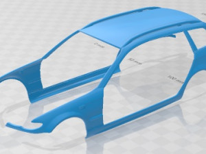 E46 Touring 2001 Printable Car 3D-printmodel