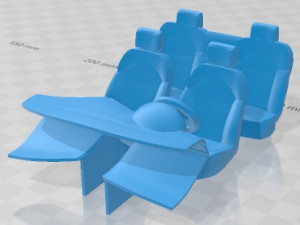 E46 Touring 2001 Printable Car 3D-printmodel