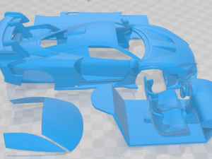 Mclaren Senna GTR 2020 Printable Car Modelo de impresión 3D
