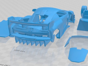 Mclaren Senna GTR 2020 Printable Car Modelo de impresión 3D