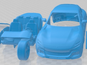 Ferrari Purosangue Printable Car 3D 프린트 모델