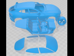 Ferrari Purosangue Printable Car Model Cetak 3D