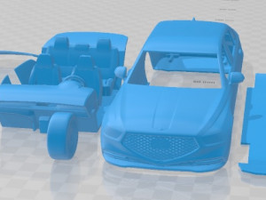 Genesis G90 2020 Printable Car 3D प्रिंट मॉडल