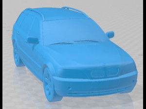 E46 Touring 2001 Printable Car 3D-Druckmodell